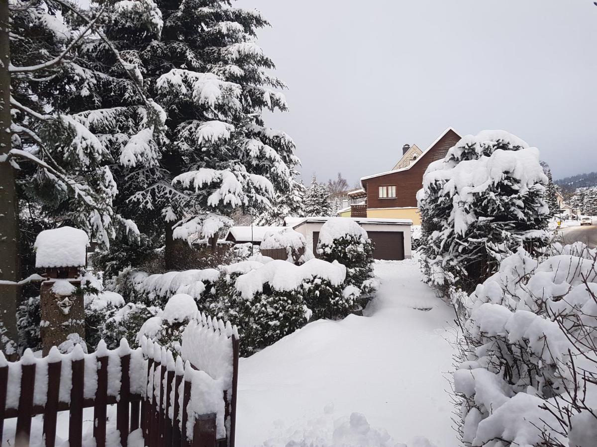 Ferienwohnung Grenzblick Oberwiesenthal Dış mekan fotoğraf